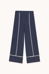 WIDE PANTS - NAVY