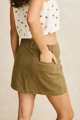 CANYON MINI SKIRT - OLIVE
