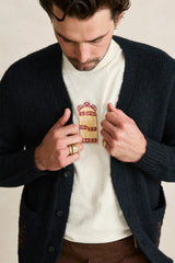HERITAGE BLOOM CARDIGAN MIDNIGHT