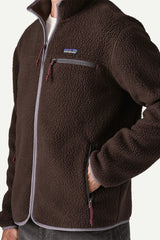 M'S RETRO PILE JKT DEN BROWN