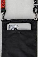 PHONE SACOCHE BLACK TECH SATEEN