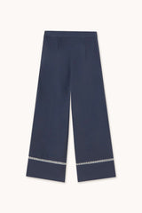 WIDE PANTS - NAVY