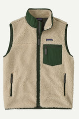 M'S CLASSIC RETRO-X VEST DARK NATURAL W/TREELINE GREEN
