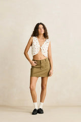 CANYON MINI SKIRT - OLIVE