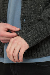 Knit Cardigan / 6543 - Darknavy