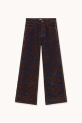 MARU JACQUARD JEANS - NAVY