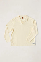 KAPU LS RUGBY POLO - ECRU