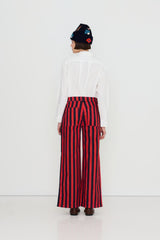 STRIPES JEANS Base *dark red/navy*