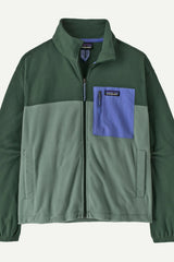 W'S MICRO D PATCH POCKET JKT COVER GREEN