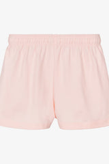 FLOWER PATTERN GRAPHIC SHORTS - PASTEL PINK