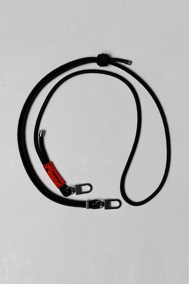 TOPOLOGIE WARES STRAP 6.0MM ROPE STRAP BLACK